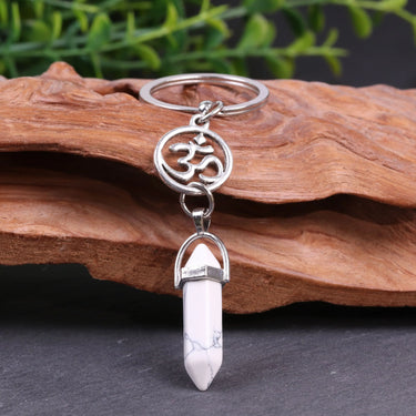Life Force Om Crystal Keychain-Your Soul Place